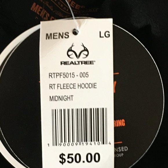 Realtree Black Antler Camo Pullover Hoodie - Picture 7 of 8